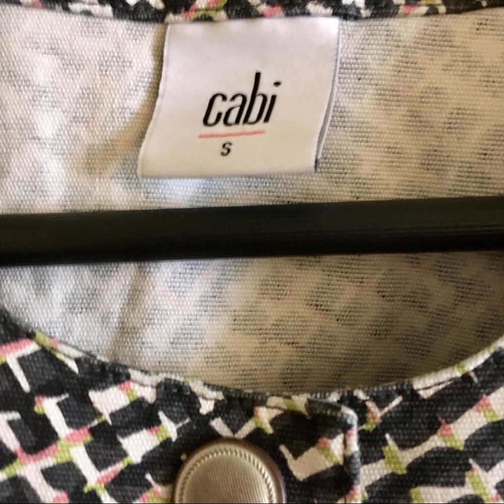 Cabi Cliffside Jacket Blazer Zip Structured S - image 4